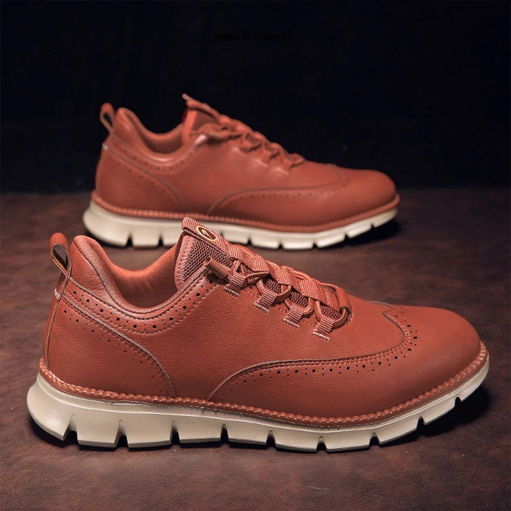 Apex | Heren schoenen van echt leer met veters, elegante zakelijke en smart casual schoenen