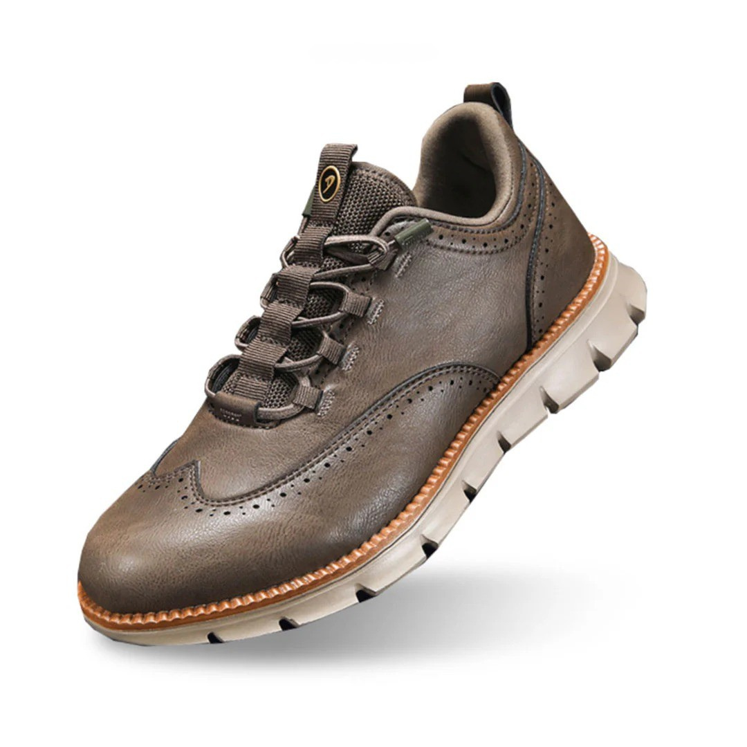 Apex | Heren schoenen van echt leer met veters, elegante zakelijke en smart casual schoenen