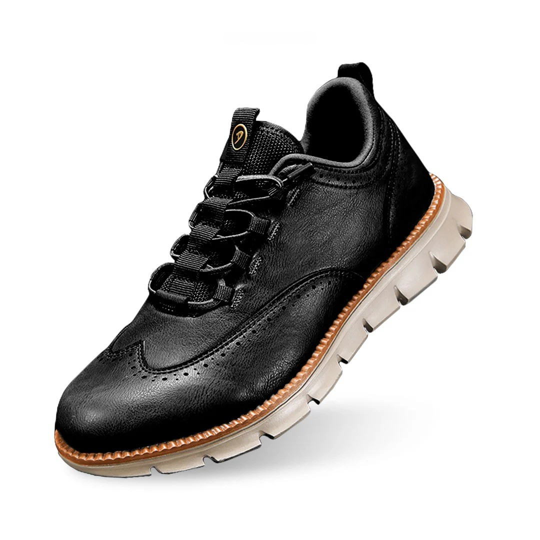 Apex | Heren schoenen van echt leer met veters, elegante zakelijke en smart casual schoenen