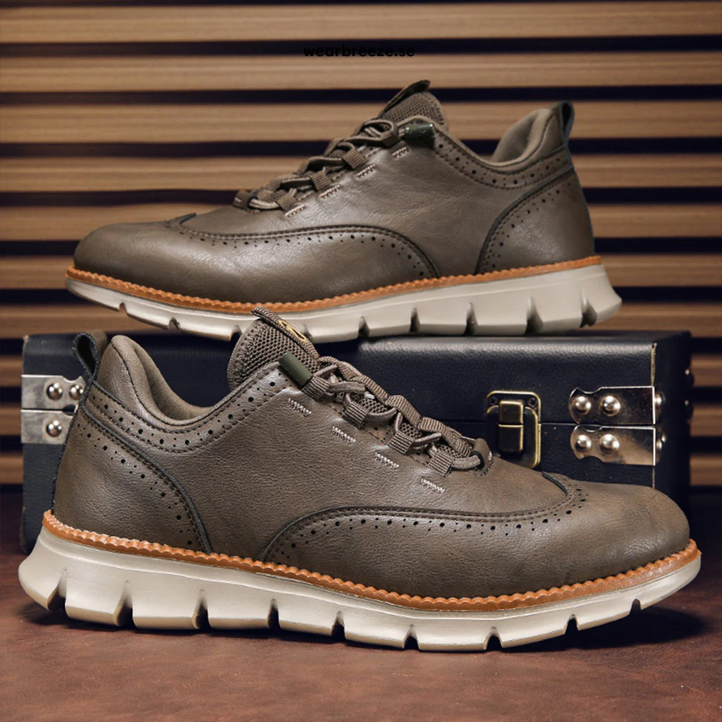 Apex | Heren schoenen van echt leer met veters, elegante zakelijke en smart casual schoenen