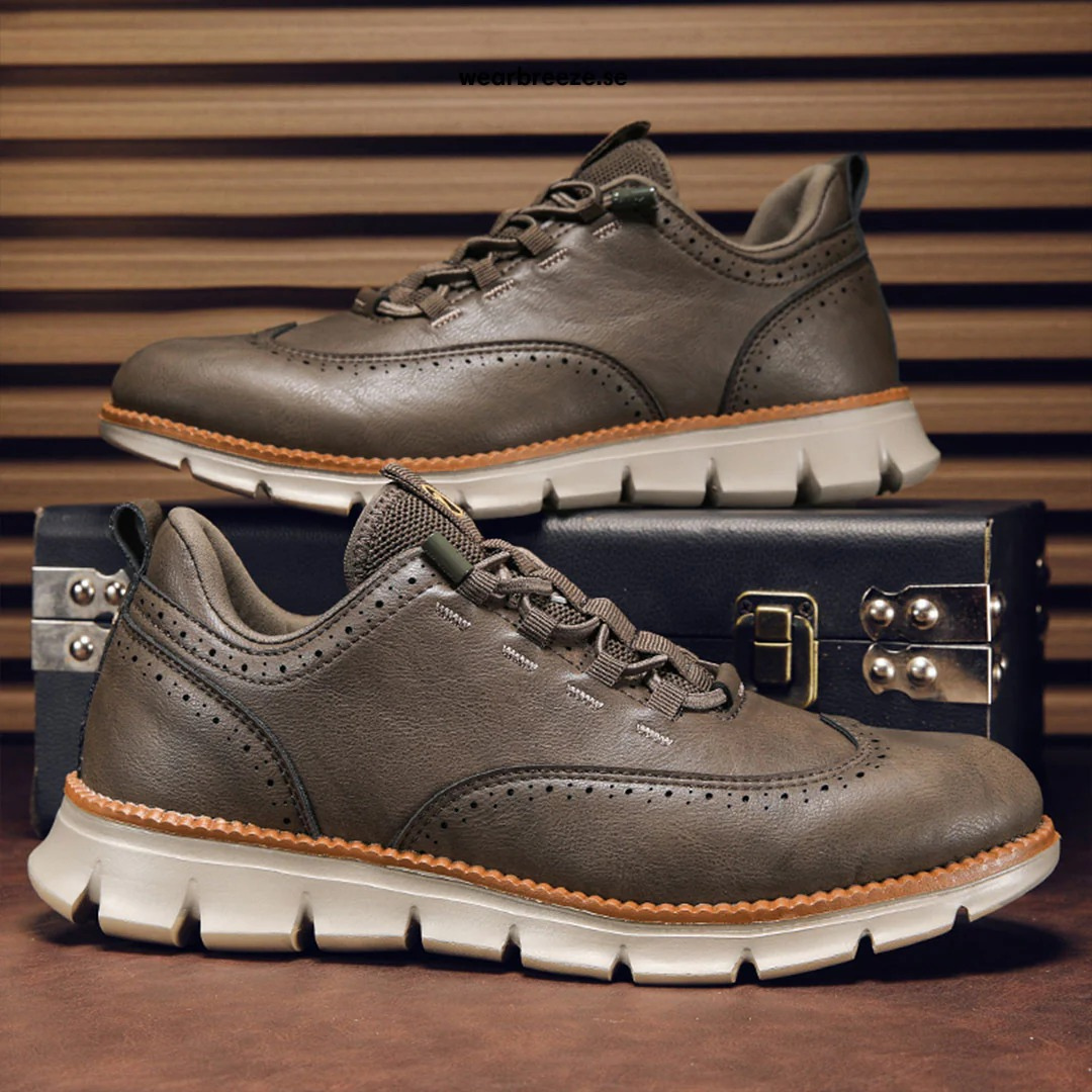 Apex | Heren schoenen van echt leer met veters, elegante zakelijke en smart casual schoenen