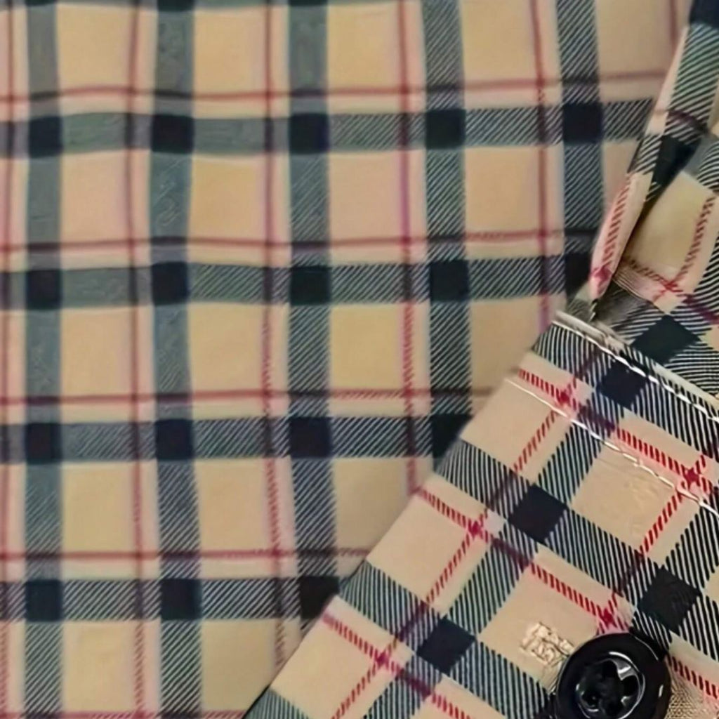 Idris | Chemise à carreaux personnalisée pour homme – Coupe parfaite, élégante et résistante