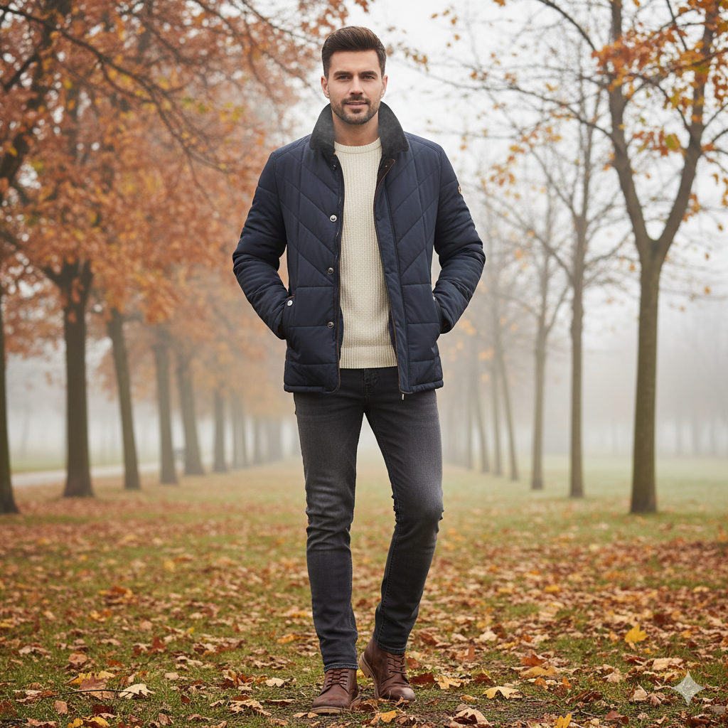 Zavren | Doudoune d'hiver pour homme – Veste chaude, isolante et imperméable