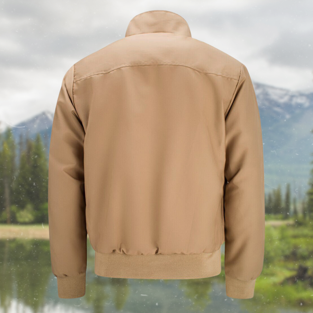 Zarek | Veste Harrington classique pour homme – Vêtement d'extérieur léger et décontracté pour le printemps et l'automne