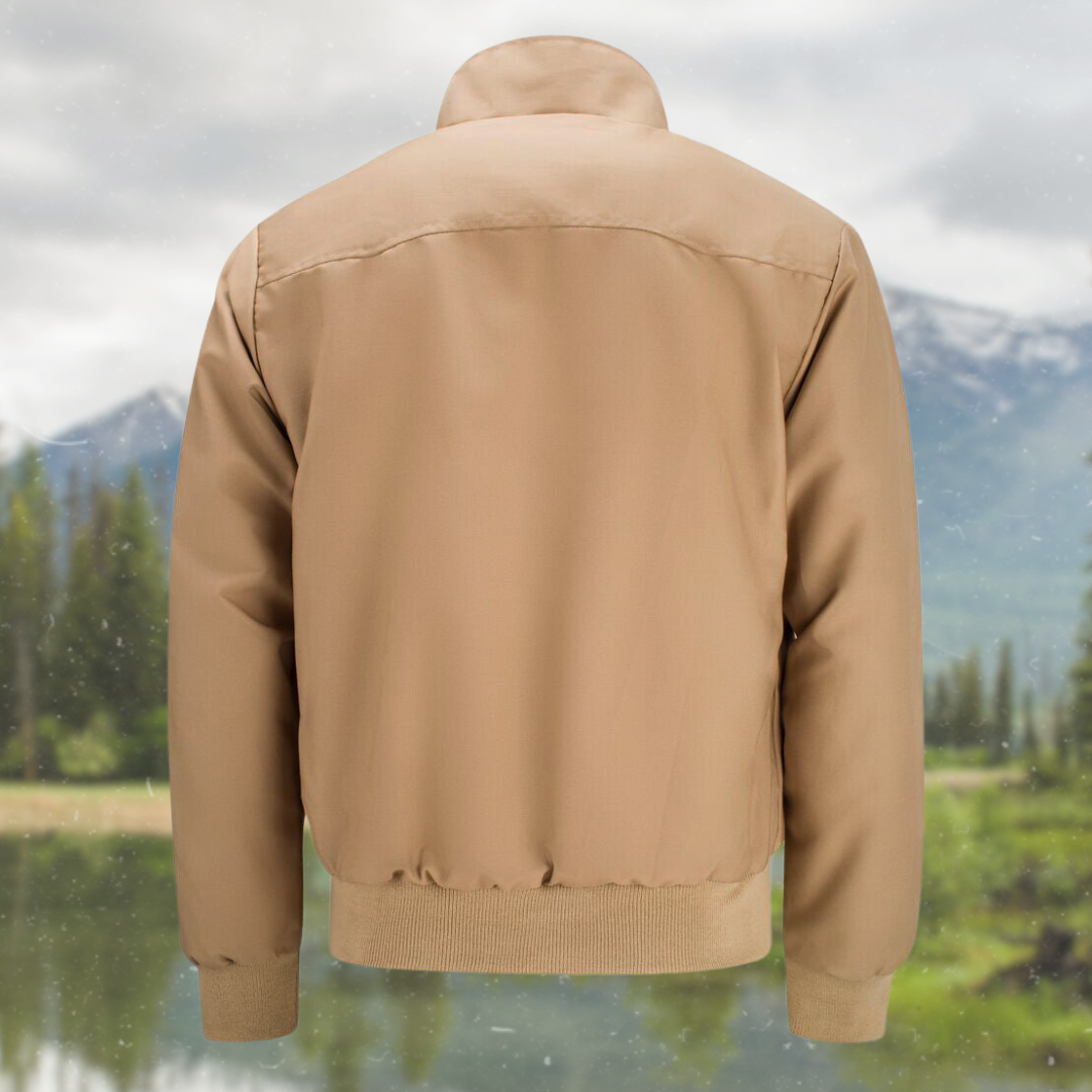 Zarek | Veste Harrington classique pour homme – Vêtement d'extérieur léger et décontracté pour le printemps et l'automne