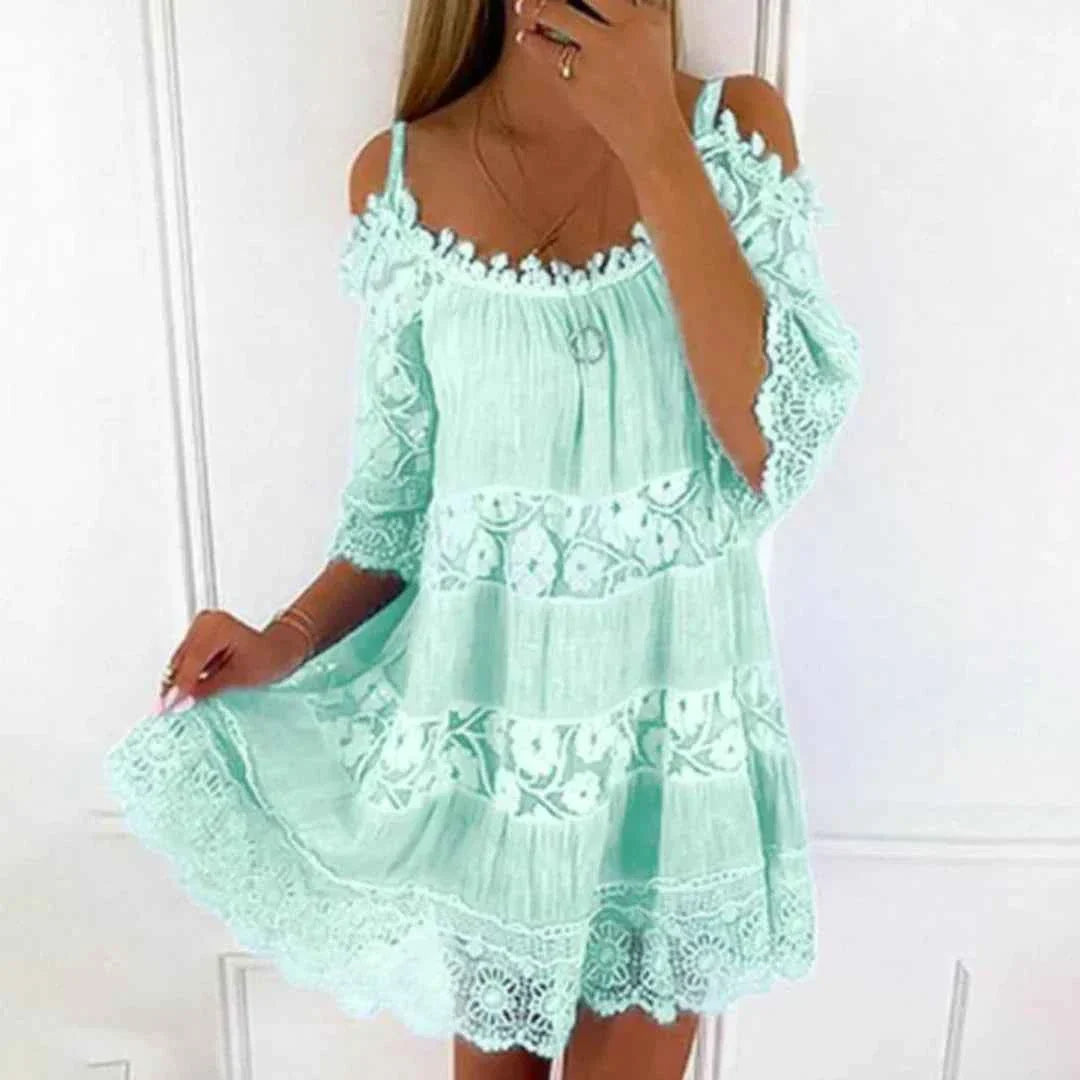 Merida | Chic Cold-Shoulder Zomerjurk voor Dames