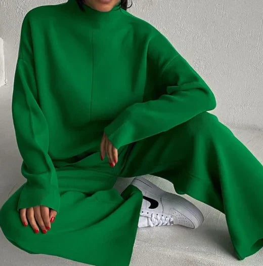 Avelora | Luxe loungewear-set voor dames – Zachte, elegante tweedelige set voor thuis