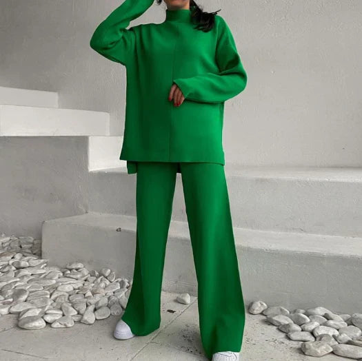 Avelora | Luxe loungewear-set voor dames – Zachte, elegante tweedelige set voor thuis