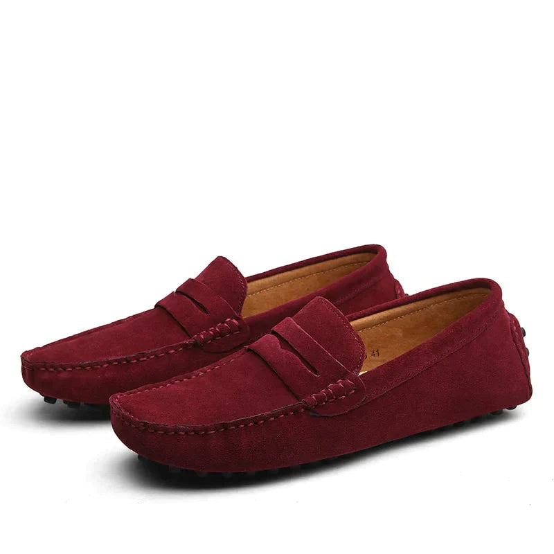 Pavel | Chaussures élégantes en daim pour homme - Style italien, chaussures décontractées et confortables
