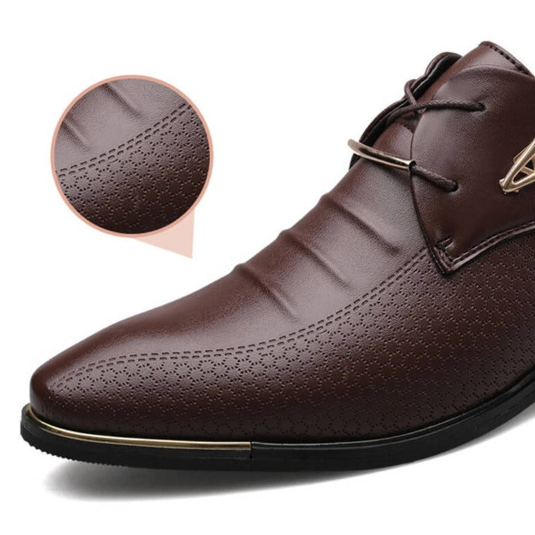 Vellaro | Herren-Oxford-Schuhe aus Leder – Klassische Business-Schuhe