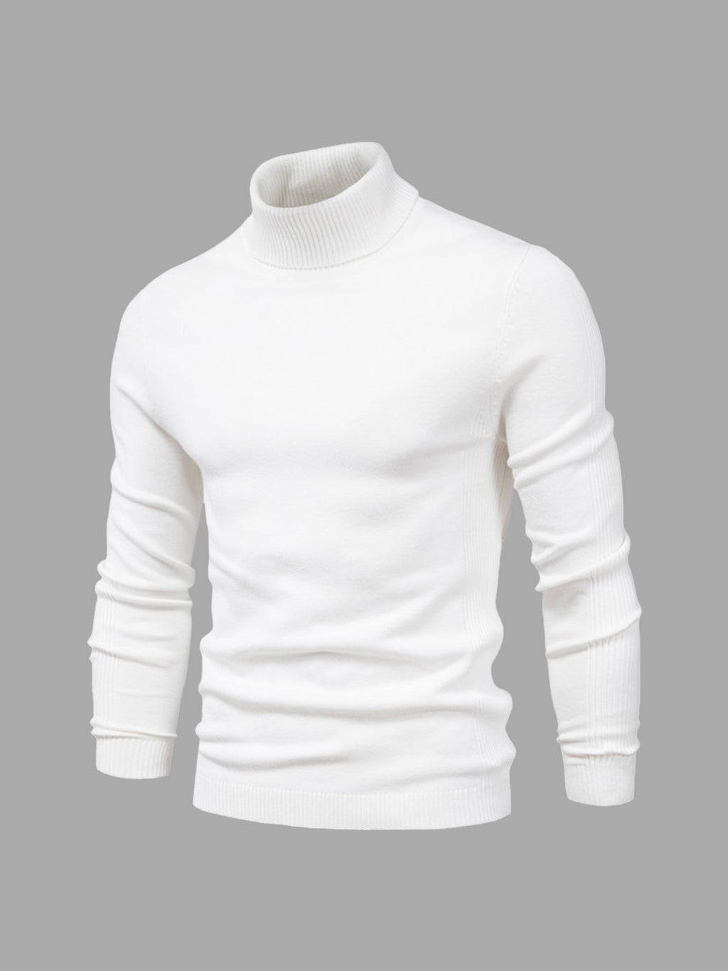 Merroth | Pull col roulé slim pour homme – lavable en machine, léger, disponible en plusieurs couleurs