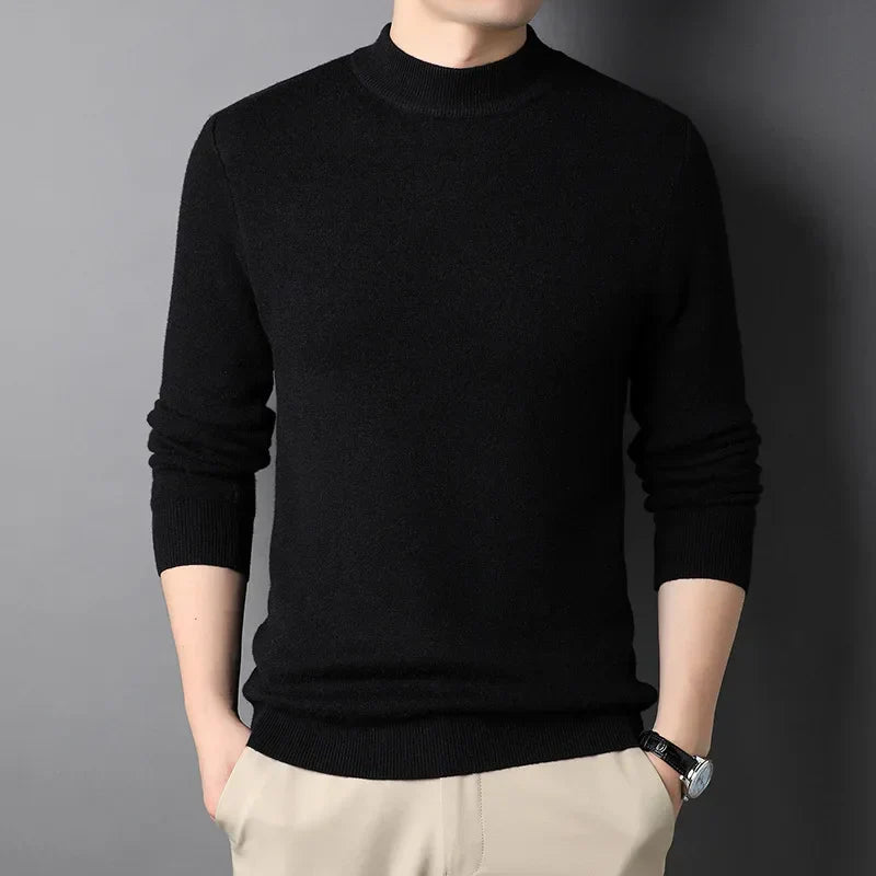 Sylvenor | Premium heren coltrui – Slim fit, lange mouwen, hooggesloten trui