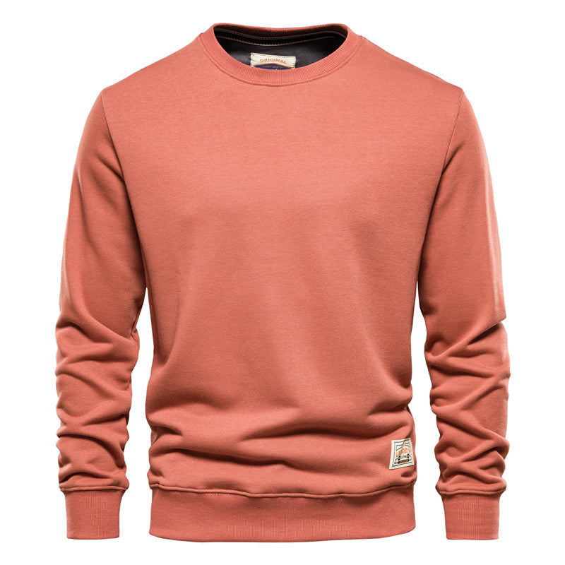 Galvren | Pull uni pour homme – Pull décontracté et confortable, col rond, maille douce et tendance