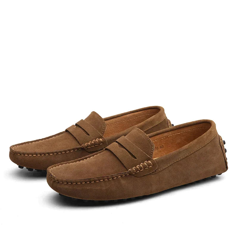 Pavel | Chaussures élégantes en daim pour homme - Style italien, chaussures décontractées et confortables