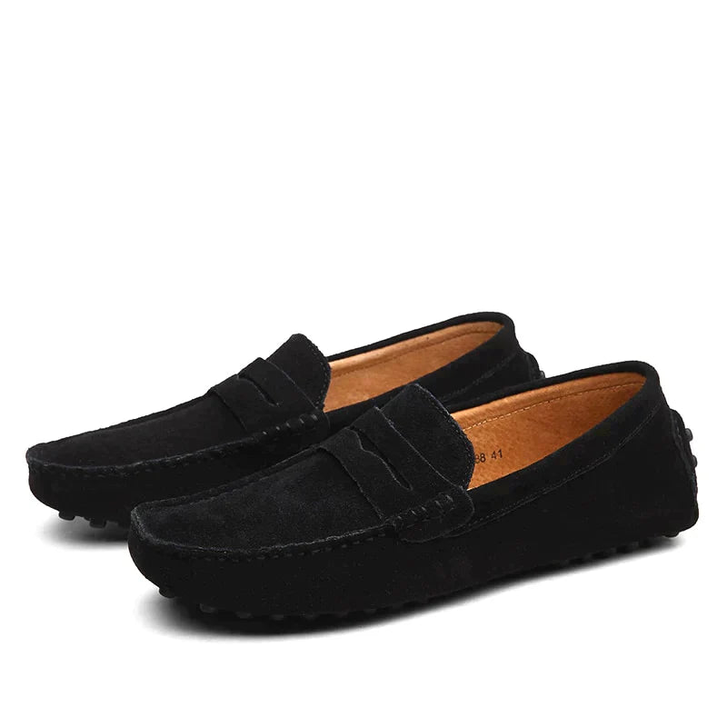 Pavel | Chaussures élégantes en daim pour homme - Style italien, chaussures décontractées et confortables