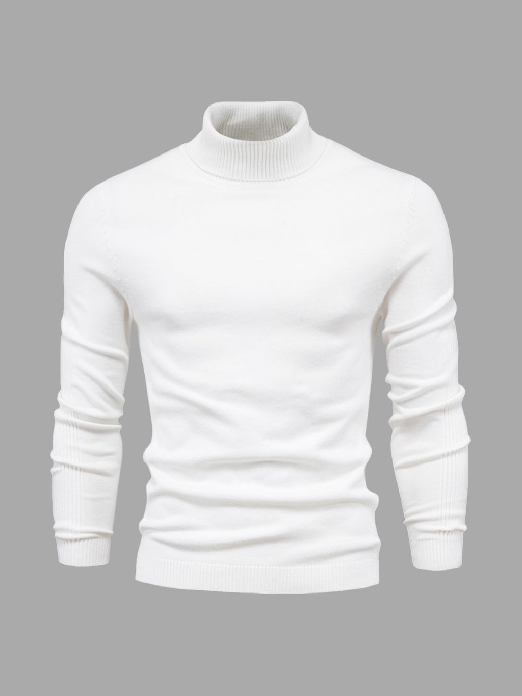Merroth | Pull col roulé slim pour homme – lavable en machine, léger, disponible en plusieurs couleurs