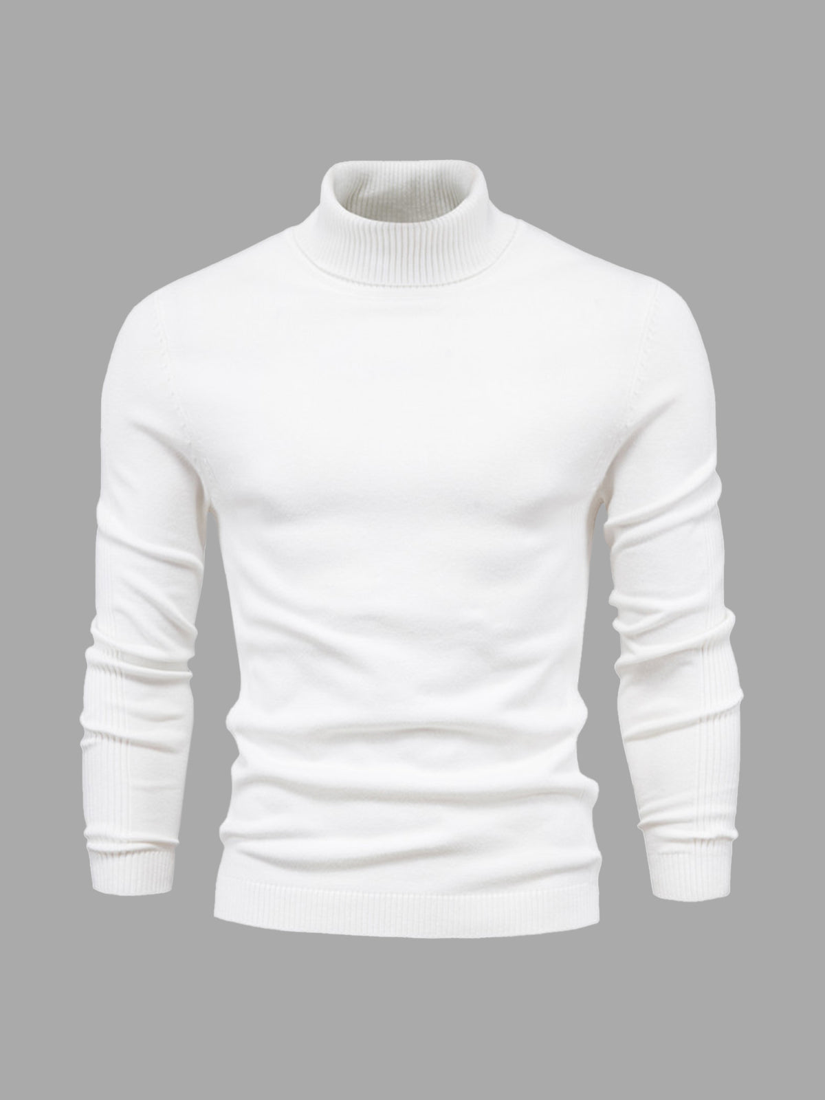 Merroth | Pull col roulé slim pour homme – lavable en machine, léger, disponible en plusieurs couleurs