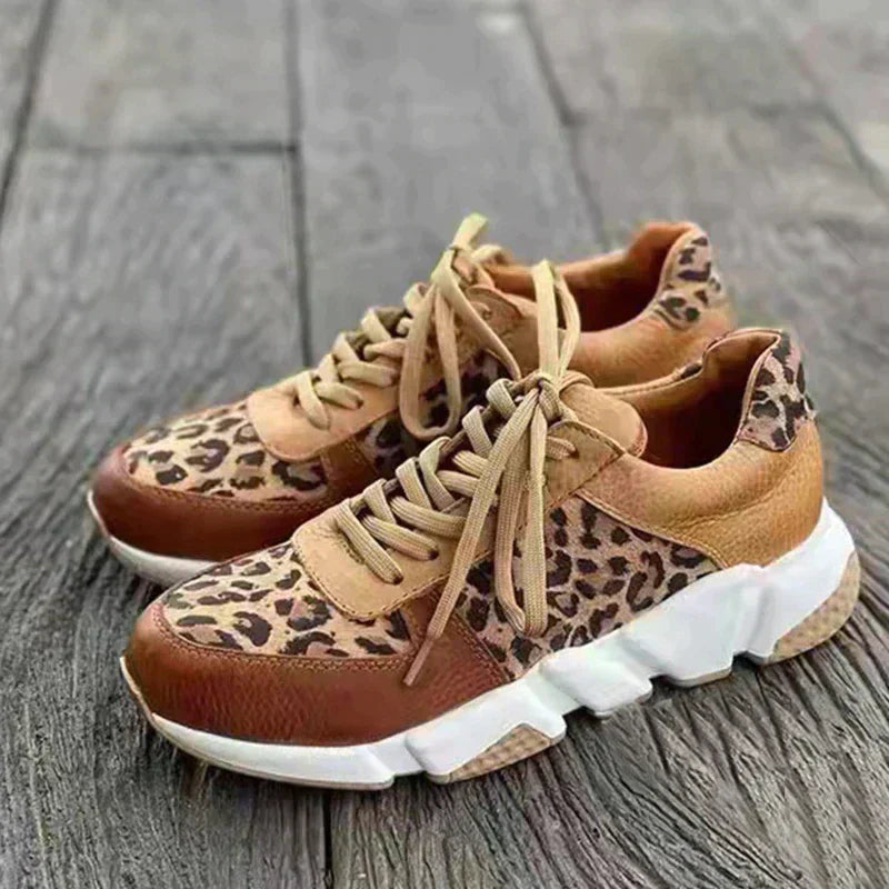 Myrrina | WildStep Leopard Sneakers – Casual damesschoenen met luipaardprint