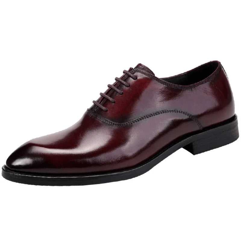 Marton | Chaussures habillées Oxford en cuir pour hommes - Chaussures classiques formelles en cuir