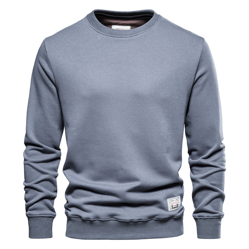 Galvren | Pull uni pour homme – Pull décontracté et confortable, col rond, maille douce et tendance