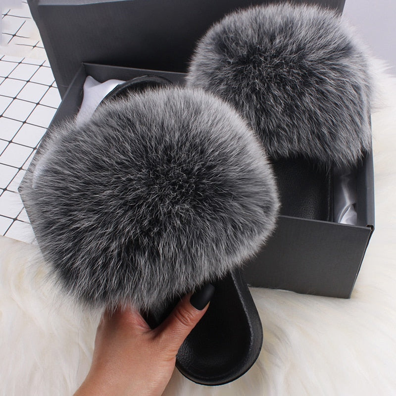 Huxina | Dames zachte en warme huisslippers – knusse instap-slippers voor binnen in de winter