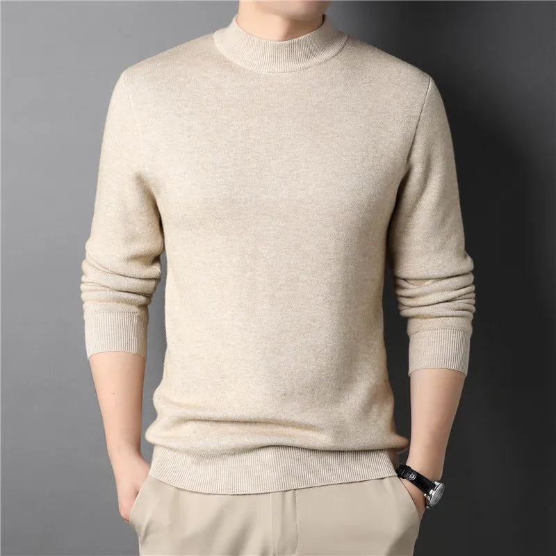 Sylvenor | Premium heren coltrui – Slim fit, lange mouwen, hooggesloten trui