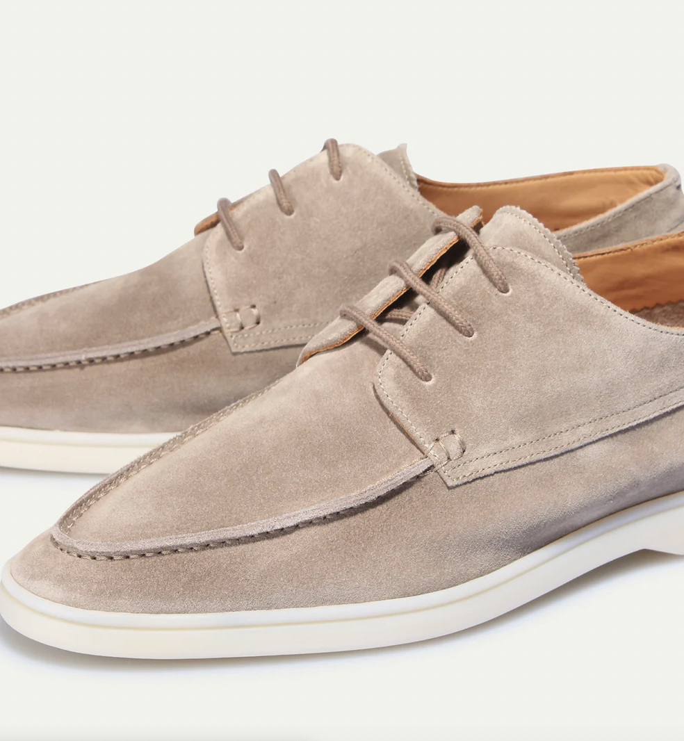 Edvard | Chaussures homme en daim - Chaussures à lacets, semelle intérieure souple, confort et légèreté