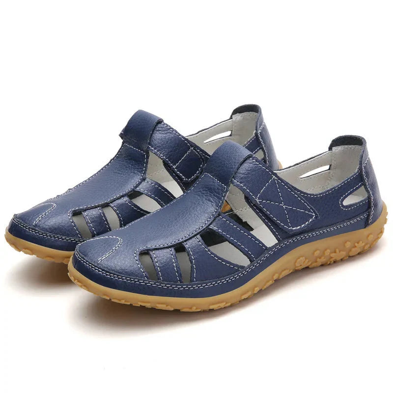 Stridea | Sandales orthopédiques pour femmes - Chaussures confortables en cuir antidérapant