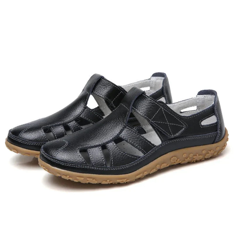 Stridea | Sandales orthopédiques pour femmes - Chaussures confortables en cuir antidérapant