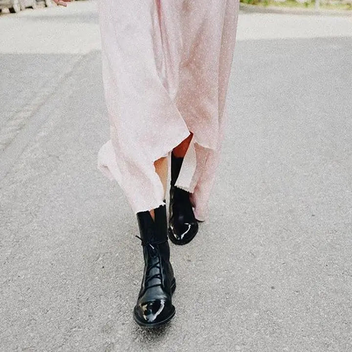 Bootelle | Hochwertige Schnürstiefel aus Leder für Damen – Bequeme, modische und hochwertige Schuhe