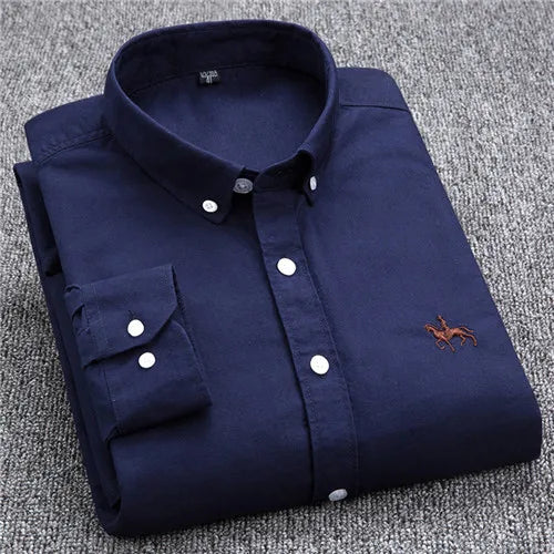 Rysand | Premium klassieke polo voor heren – Slim fit met lange mouwen, casual en gekleed
