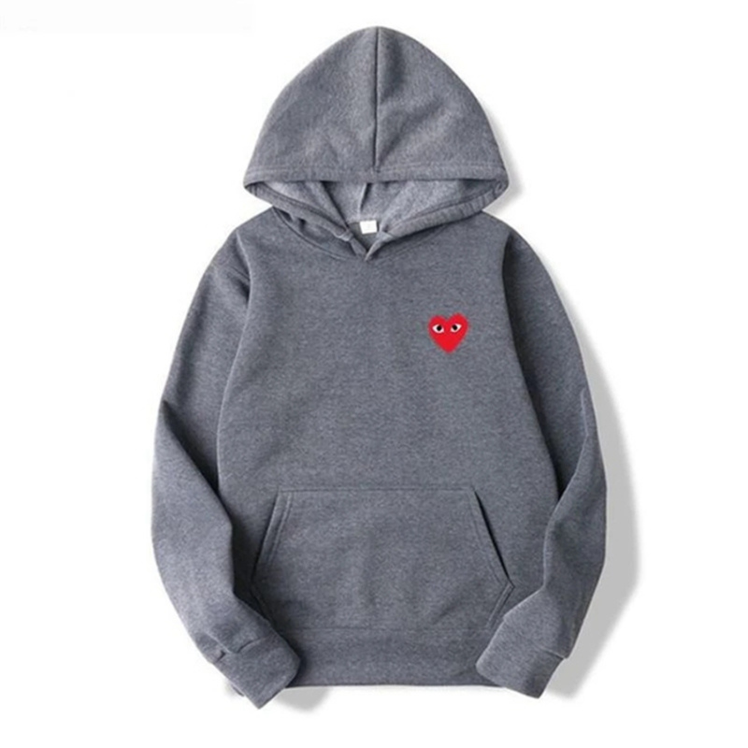 Serwyn | Damen-Hoodie mit minimalistischem Herzmotiv, bequemer Pullover, lässiges Sweatshirt
