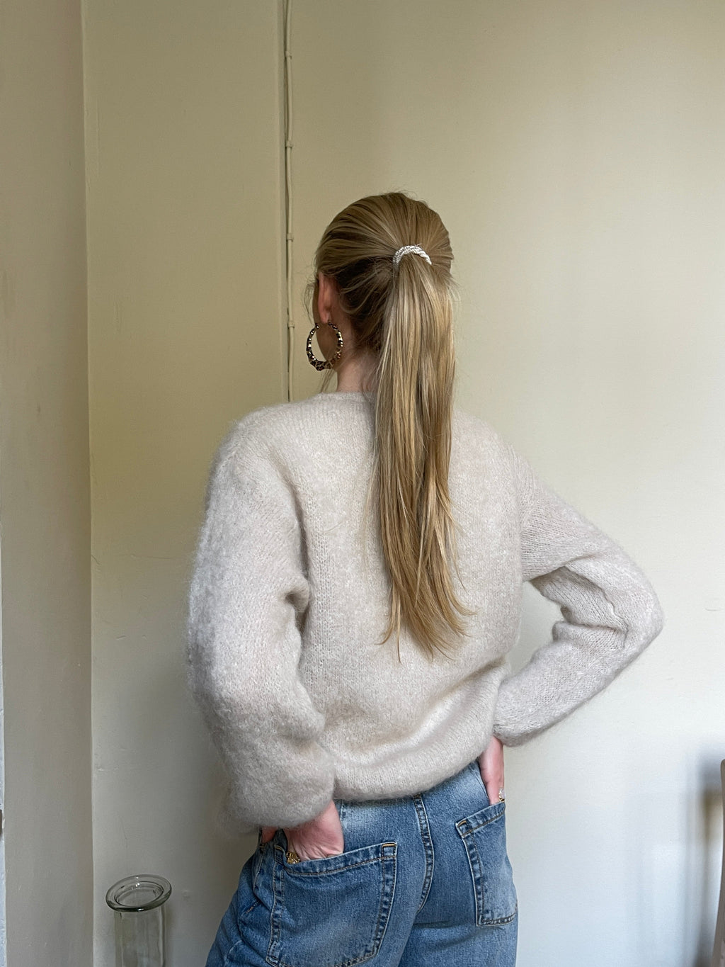 Eryndra | Elegante, weiche Mohair-Strickjacke für Damen – Leichtes, stylisches Strickoberteil im Lagenlook