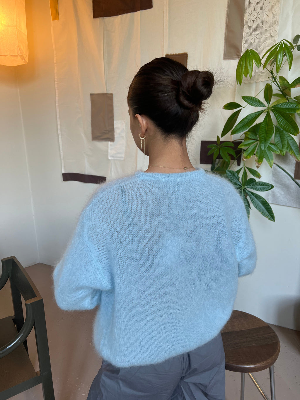 Eryndra | Elegante, weiche Mohair-Strickjacke für Damen – Leichtes, stylisches Strickoberteil im Lagenlook