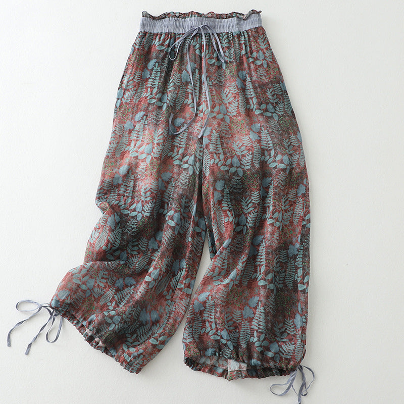 Haniya | Linnen wide-leg broek voor dames – lichte, ademende zomerbroek