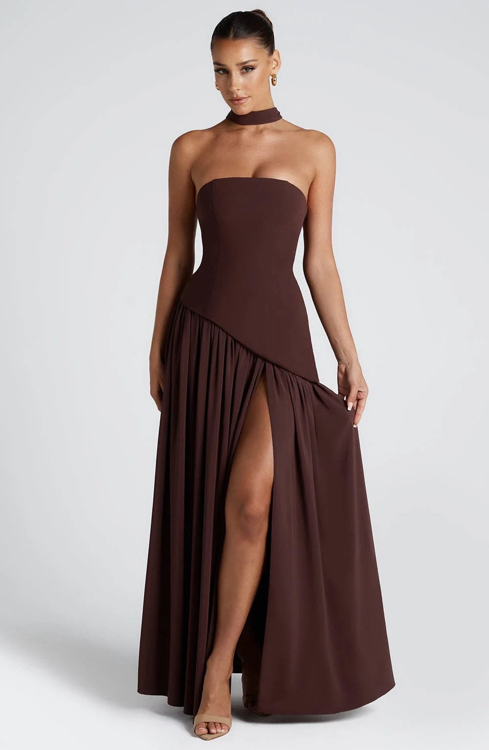 Elodia | Elegante maxi-jurk voor dames – Soepelvallende, lange zomerjurk met A-lijn