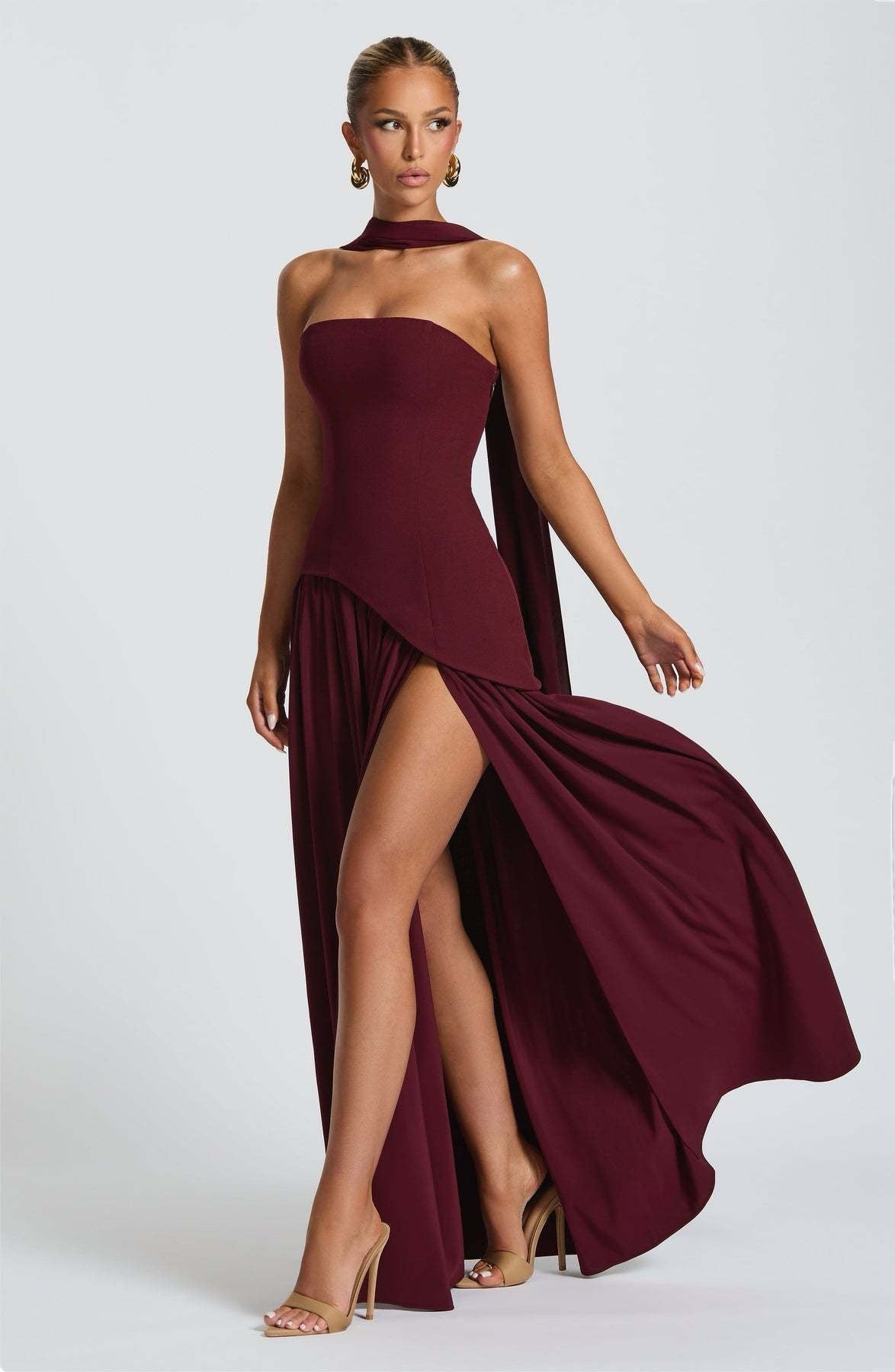 Elodia | Elegante maxi-jurk voor dames – Soepelvallende, lange zomerjurk met A-lijn