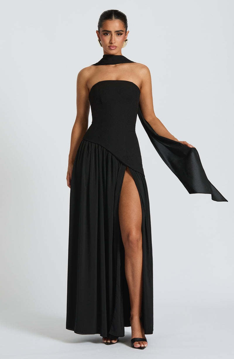 Elodia | Elegante maxi-jurk voor dames – Soepelvallende, lange zomerjurk met A-lijn