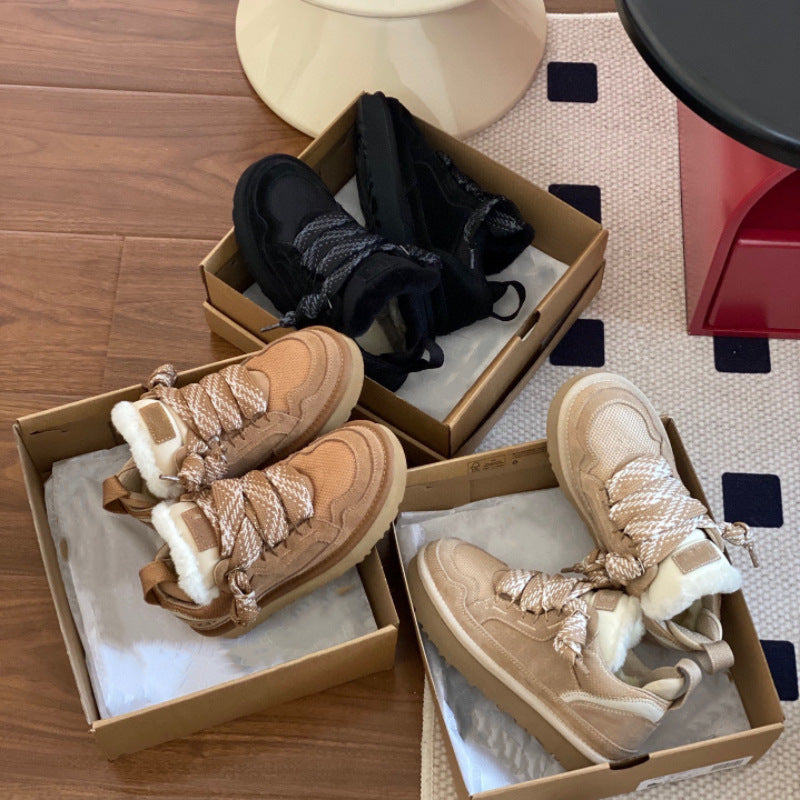 Verien | Baskets d'hiver douillettes pour femmes – chaussures chaudes, élégantes et confortables