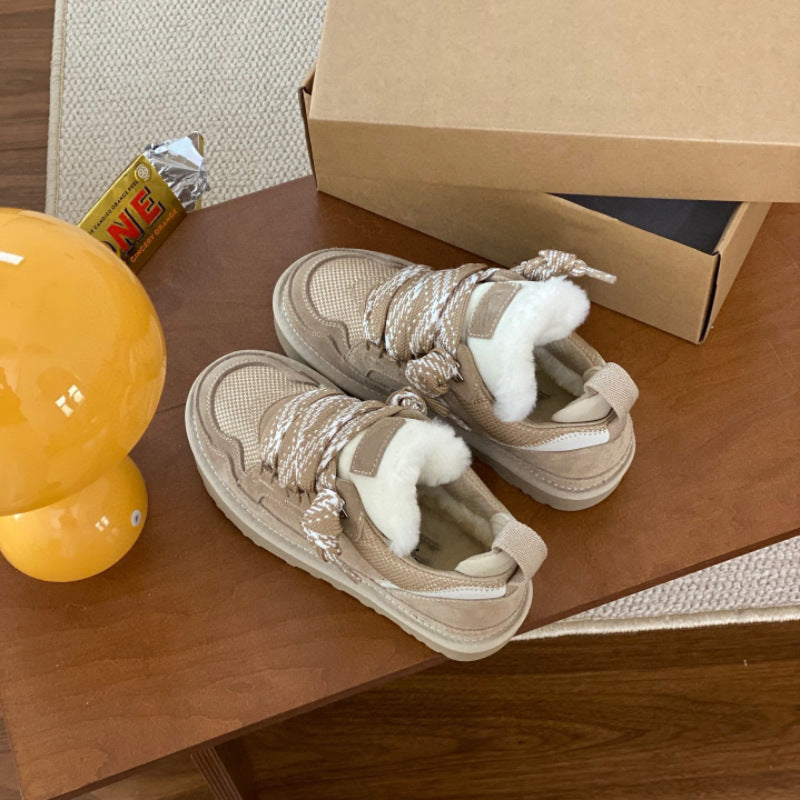 Verien | Baskets d'hiver douillettes pour femmes – chaussures chaudes, élégantes et confortables