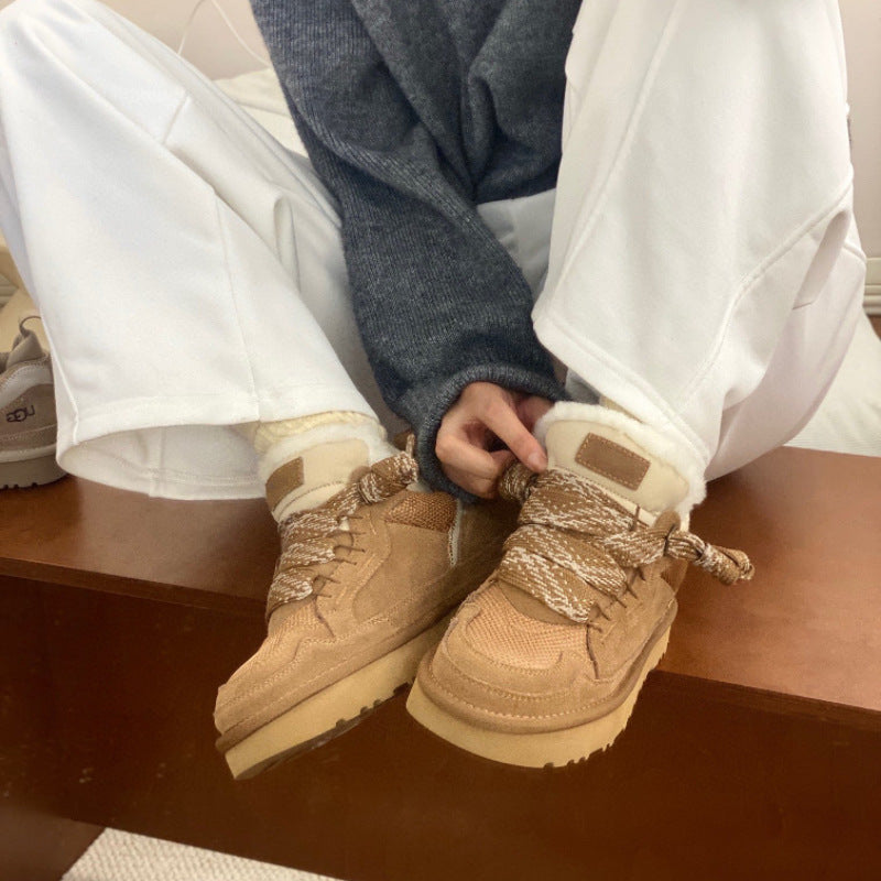 Verien | Baskets d'hiver douillettes pour femmes – chaussures chaudes, élégantes et confortables