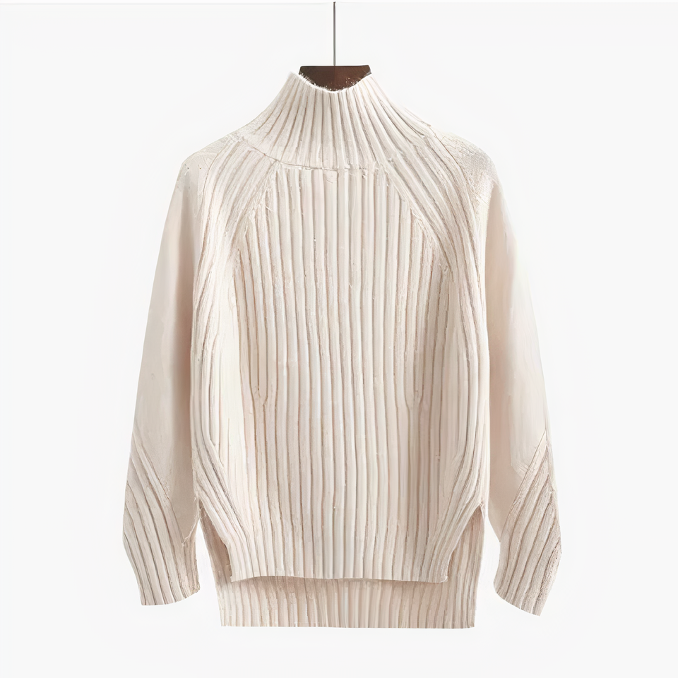Noretta | Stilvoller Strickpullover für Damen mit Halbkragen – Bequem, lässig und perfekt für Herbst/Winter