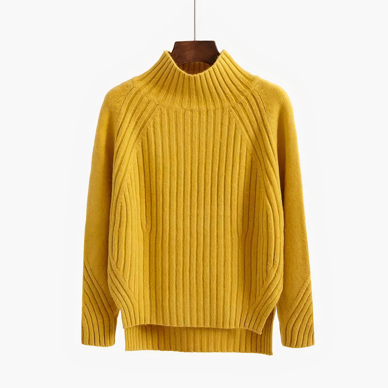Noretta | Pull en maille élégant pour femme, col montant – Confortable, décontracté et tendance automne/hiver
