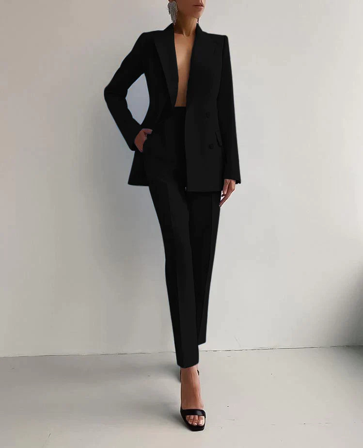 Norythia | Blazer en broek voor dames - Chic maatpak, kantoorkleding, elegante formele outfit