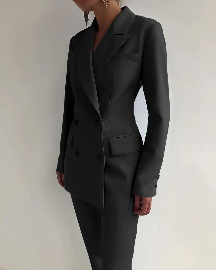 Norythia | Blazer en broek voor dames - Chic maatpak, kantoorkleding, elegante formele outfit