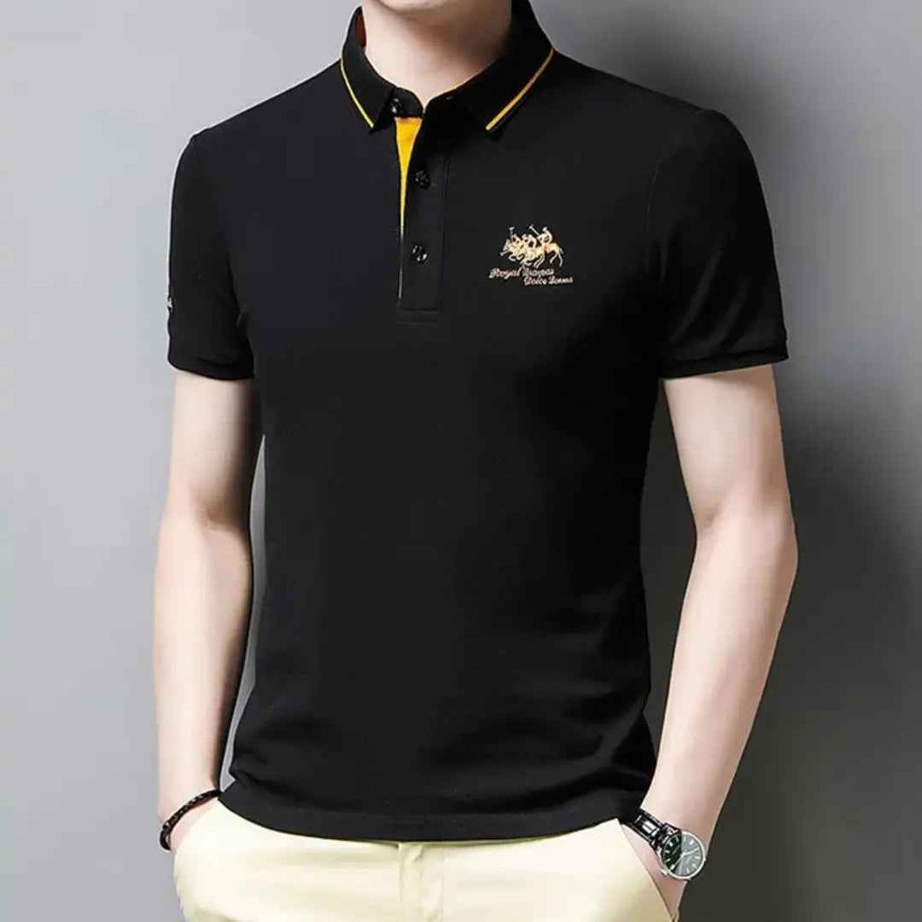 Threx | Klassiek poloshirt voor heren: tijdloos katoenen shirt met korte mouwen, casual en smart-casual