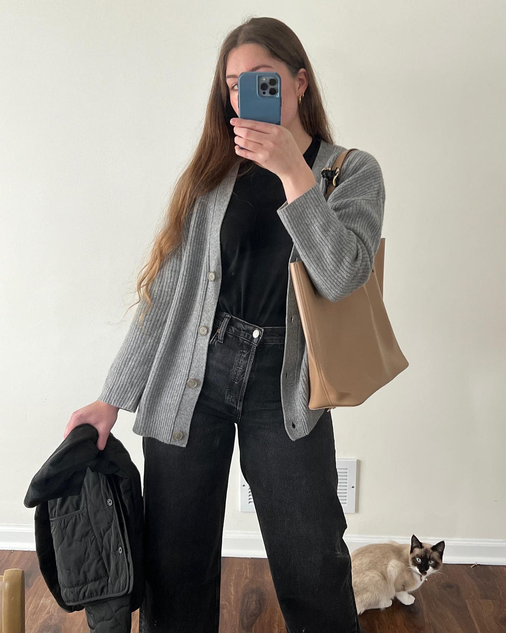 Galixie | Comfortabel oversized vest met ribbels en knoopsluiting voor dames