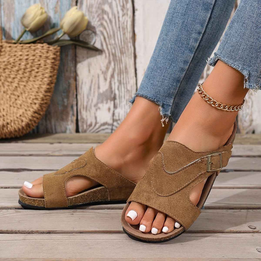 Vysella | Dames Sandalen met Kurken Inlegzool – Stijlvol, Lichtgewicht Zomercomfort