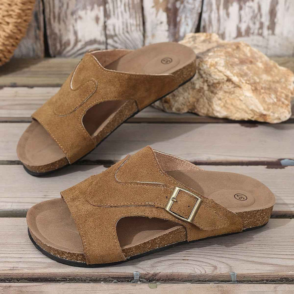 Vysella | Dames Sandalen met Kurken Inlegzool – Stijlvol, Lichtgewicht Zomercomfort