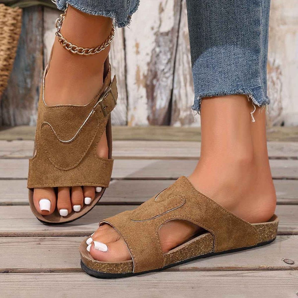 Vysella | Dames Sandalen met Kurken Inlegzool – Stijlvol, Lichtgewicht Zomercomfort